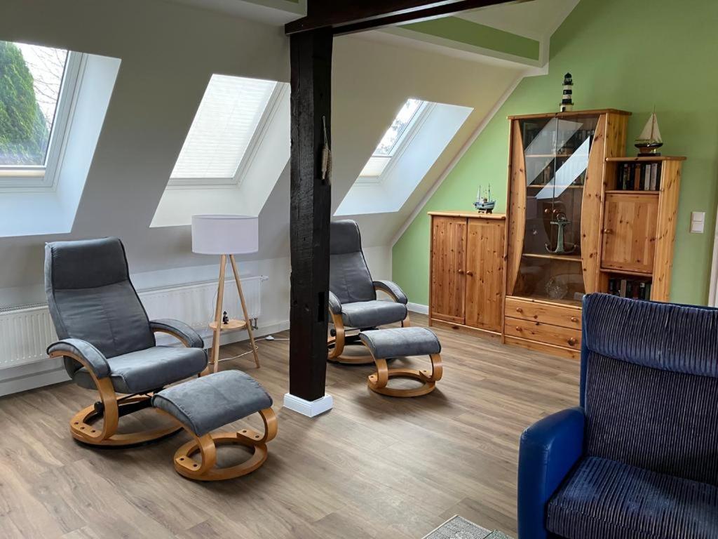 Grosse 4 Sterne Ferienwohnung Beim Boddenstrand Sundhagen-Niederhof Extérieur photo