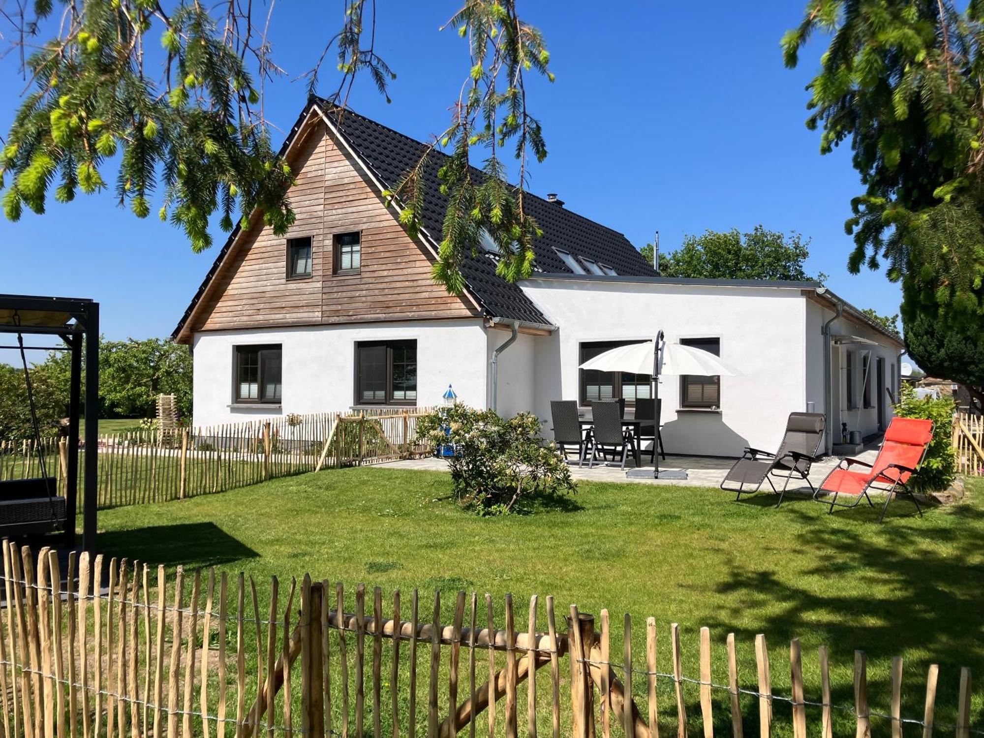 Grosse 4 Sterne Ferienwohnung Beim Boddenstrand Sundhagen-Niederhof Extérieur photo