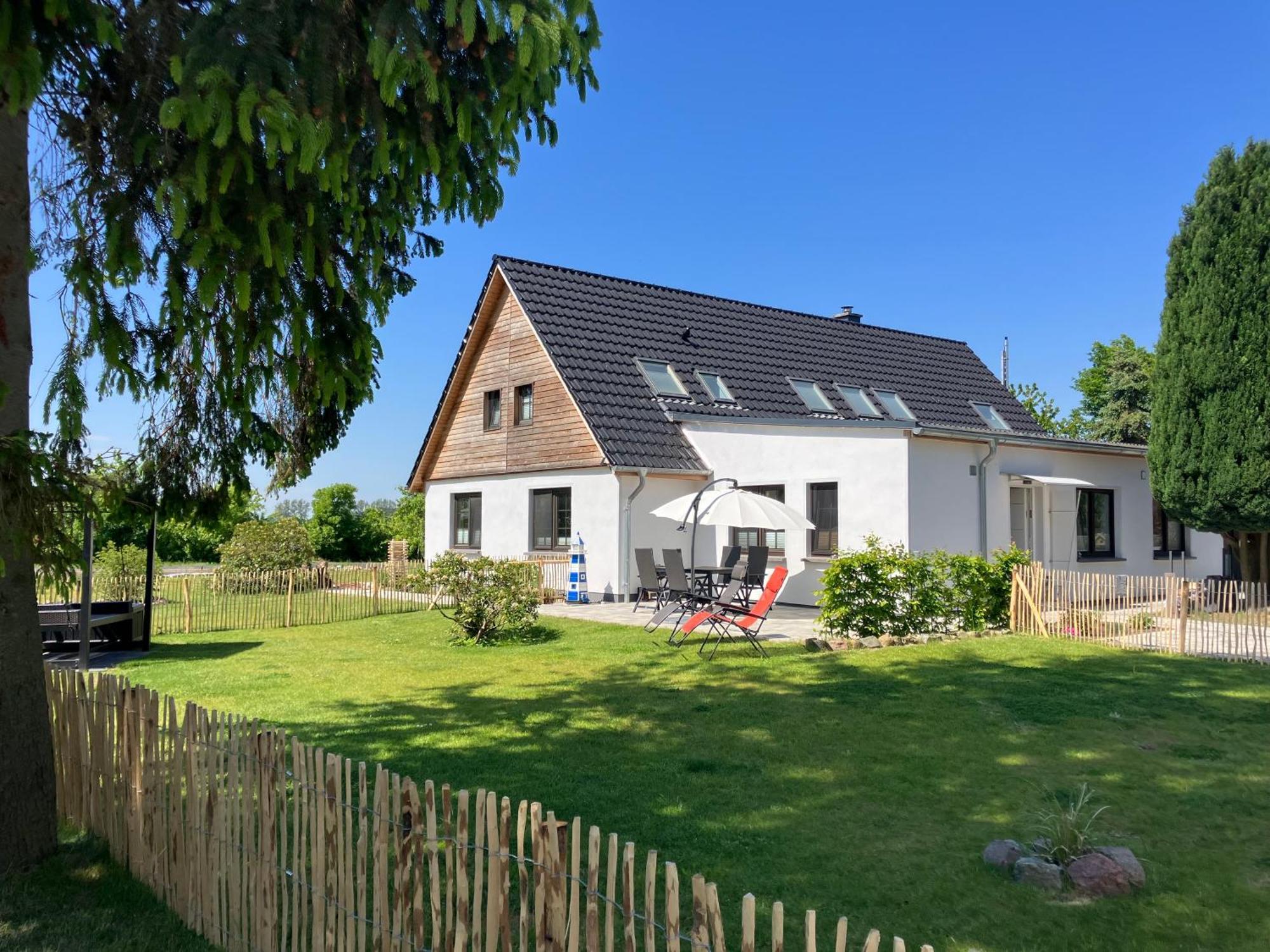 Grosse 4 Sterne Ferienwohnung Beim Boddenstrand Sundhagen-Niederhof Extérieur photo